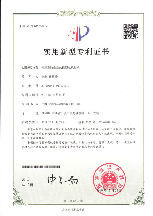 hlgs bearing invention